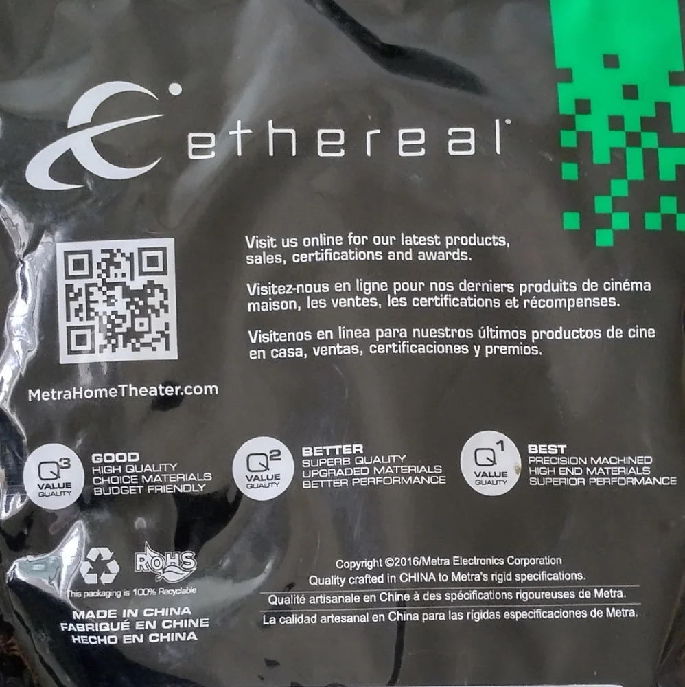 Ethereal AC Power Cable 18 AWG 18
